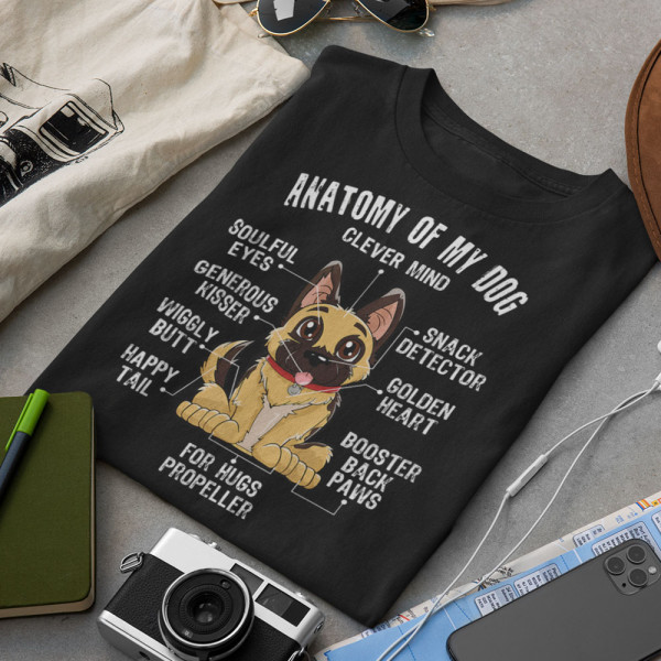 Marškinėliai "Anatomy of my dog"