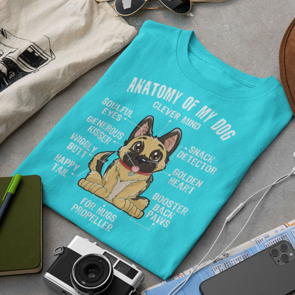 Marškinėliai "Anatomy of my dog"