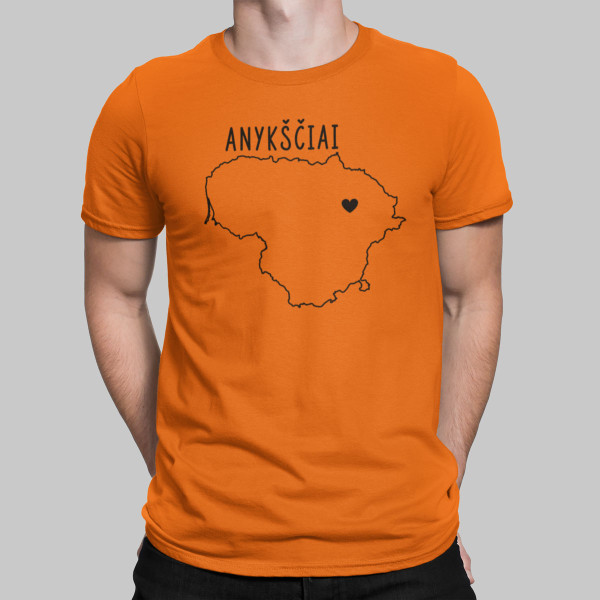 Marškinėliai "Anykščiai - širdis"