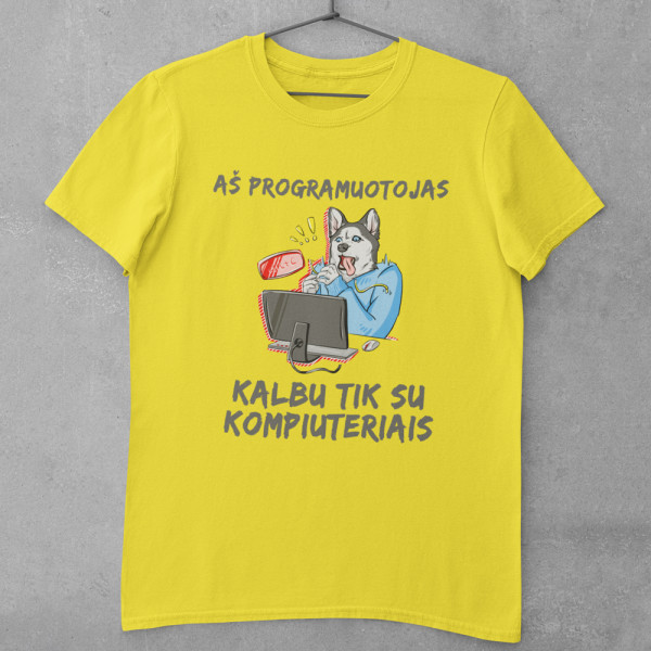 Marškinėliai "Aš esu programuotojas"