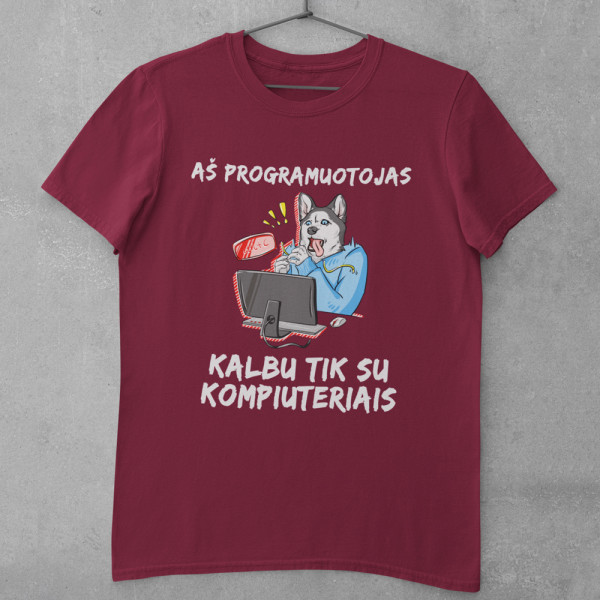 Marškinėliai "Aš esu programuotojas"