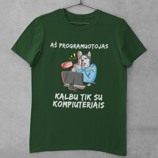 Marškinėliai "Aš esu programuotojas"