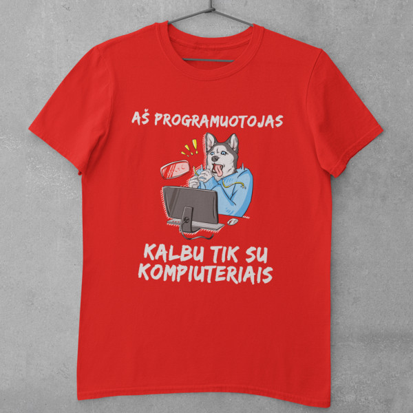 Marškinėliai "Aš esu programuotojas"
