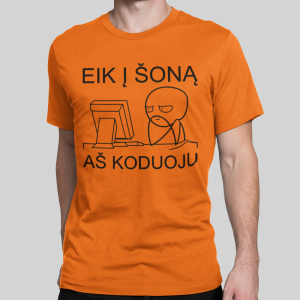 Marškinėliai "Aš koduoju"