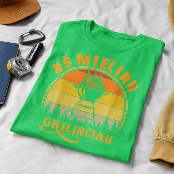 Marškinėliai "Aš mieliau grilinčiau" Marškinėliai "Aš mieliau grilinčiau"