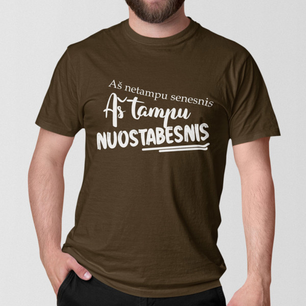 Marškinėliai "Aš netampu senesnis"