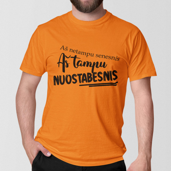 Marškinėliai "Aš netampu senesnis"