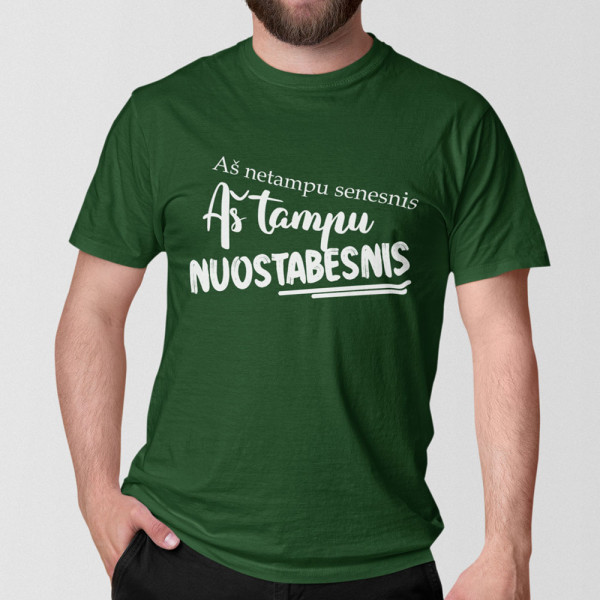 Marškinėliai "Aš netampu senesnis"