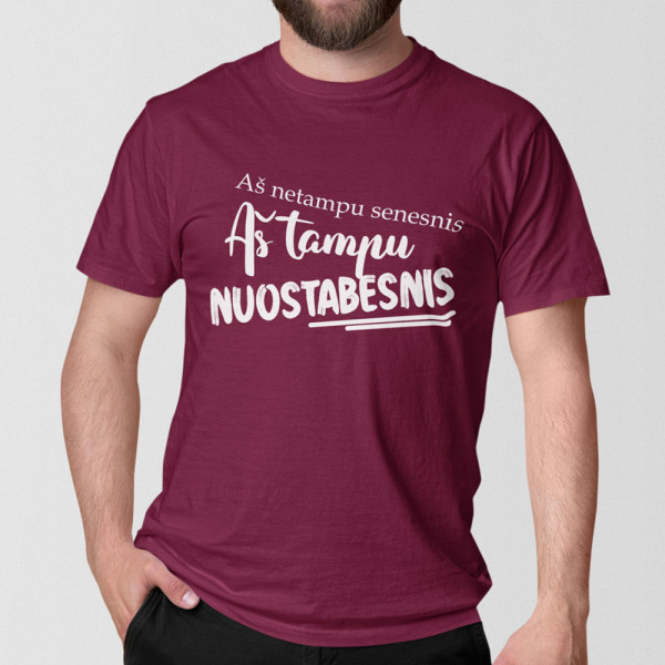 Marškinėliai "Aš netampu senesnis"