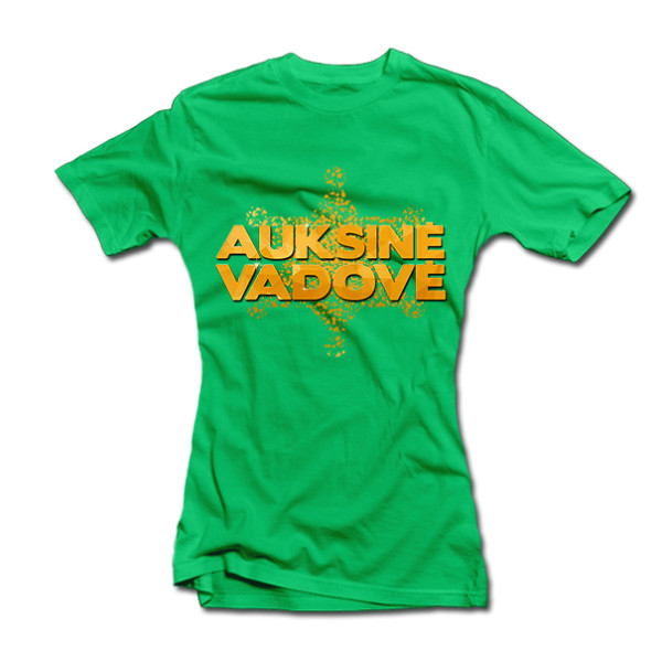 Moteriški marškinėliai "Auksinė vadovė" Moteriški marškinėliai "Auksinė vadovė"
