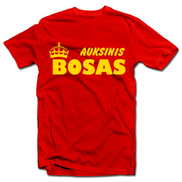 Marškinėliai "Auksinis bosas" Marškinėliai "Auksinis bosas"