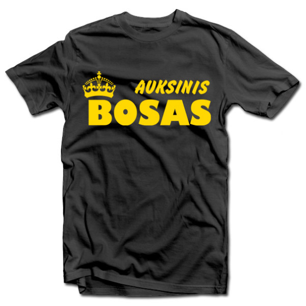 Marškinėliai "Auksinis bosas" Marškinėliai "Auksinis bosas"