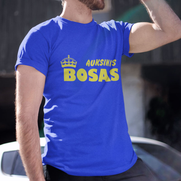 Marškinėliai "Auksinis bosas" Marškinėliai "Auksinis bosas"