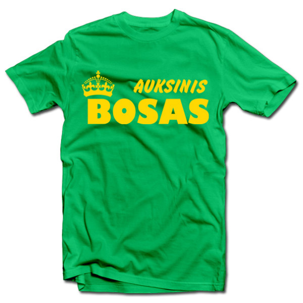 Marškinėliai "Auksinis bosas" Marškinėliai "Auksinis bosas"