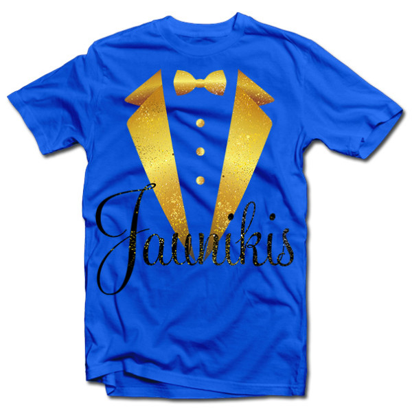 Marškinėliai "Auksinis jaunikis" Marškinėliai "Auksinis jaunikis"