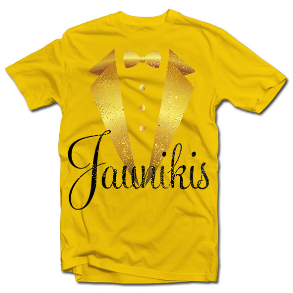 Marškinėliai "Auksinis jaunikis" Marškinėliai "Auksinis jaunikis"