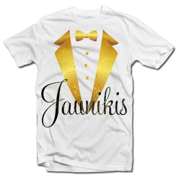 Marškinėliai "Auksinis jaunikis" Marškinėliai "Auksinis jaunikis"