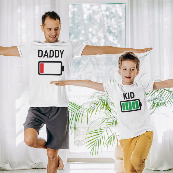 Marškinėliai "Baterija - Daddy" Marškinėliai "Baterija - Daddy"