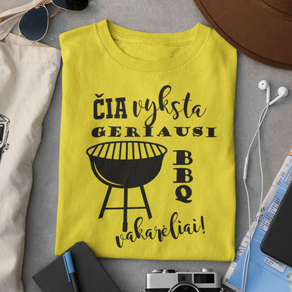 Marškinėliai "BBQ vakarėliai"