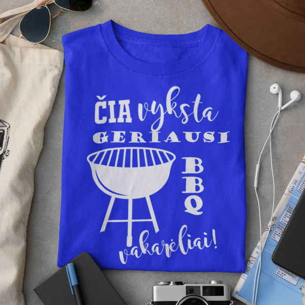 Marškinėliai "BBQ vakarėliai"