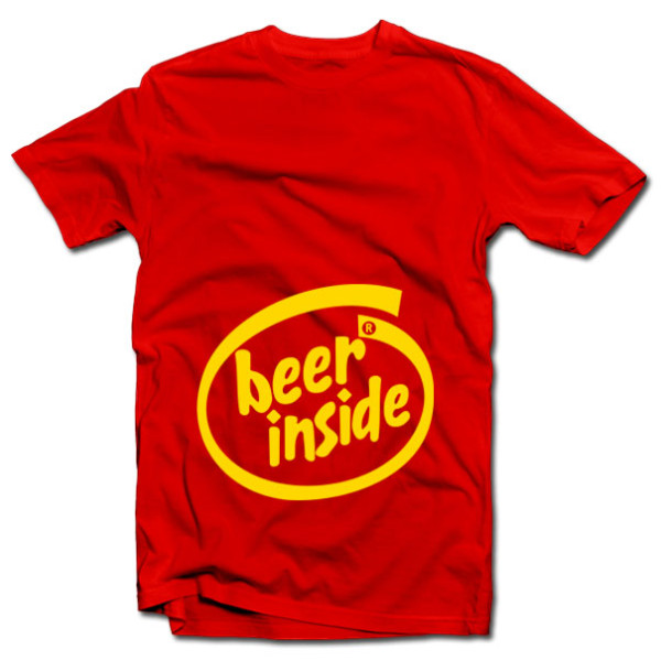 Marškinėliai "Beer inside" Marškinėliai "Beer inside"