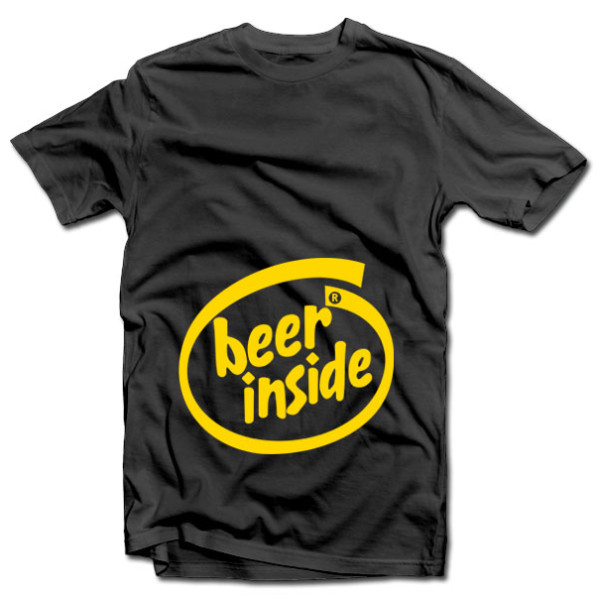 Marškinėliai "Beer inside" Marškinėliai "Beer inside"