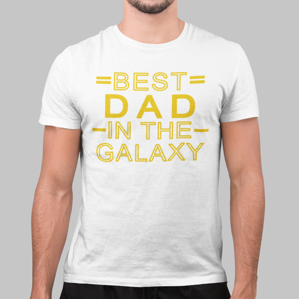Marškinėliai "Best dad in the galaxy"