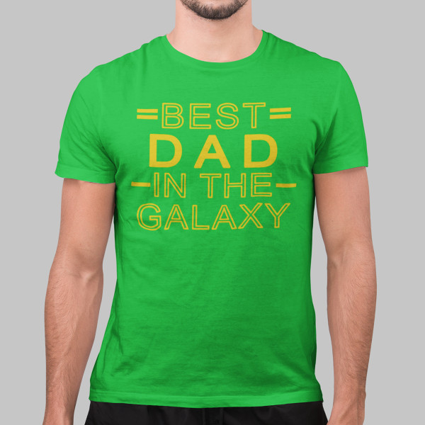 Marškinėliai "Best dad in the galaxy"