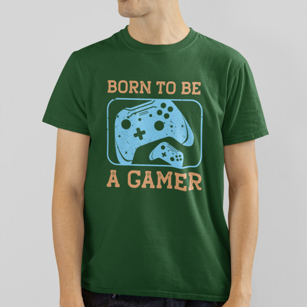 Marškinėliai "Born to be a gamer"