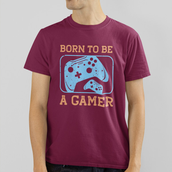 Marškinėliai "Born to be a gamer"