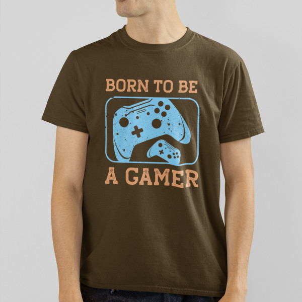 Marškinėliai "Born to be a gamer"