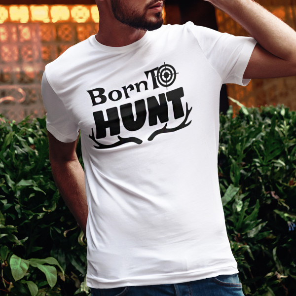 Marškinėliai "Born to hunt"