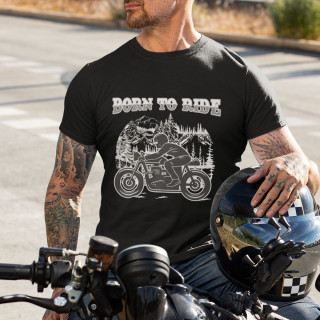 Marškinėliai "Born to ride"