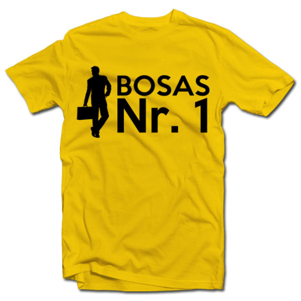 Marškinėliai "Bosas NR 1" Marškinėliai "Bosas NR 1"