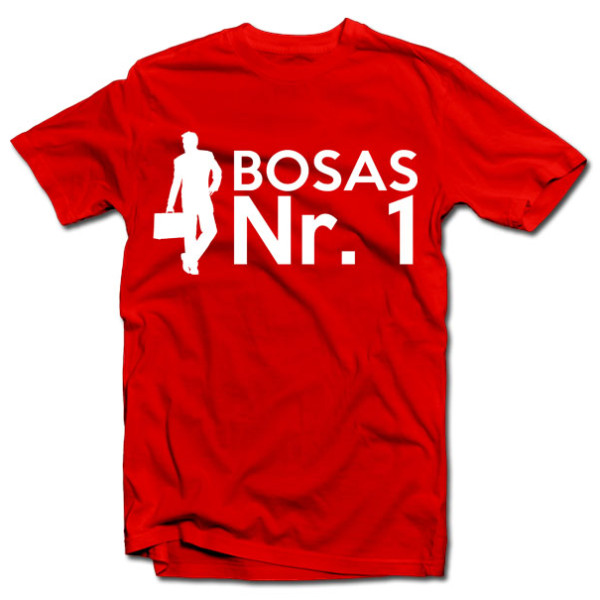 Marškinėliai "Bosas NR 1" Marškinėliai "Bosas NR 1"