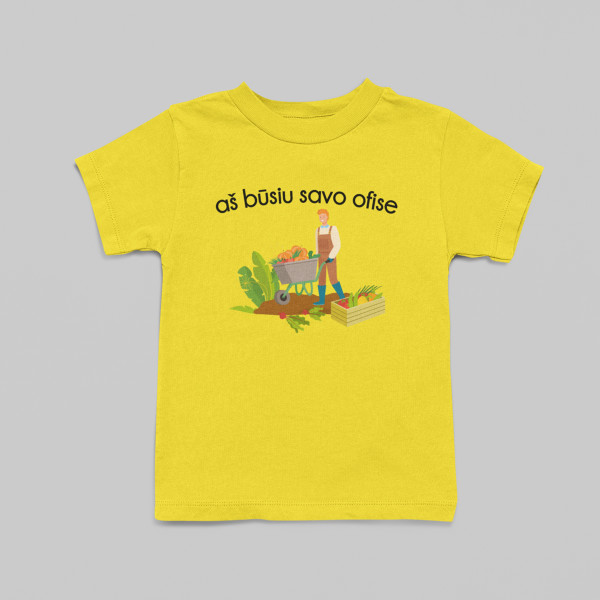 Marškinėliai "Būsiu savo ofise"