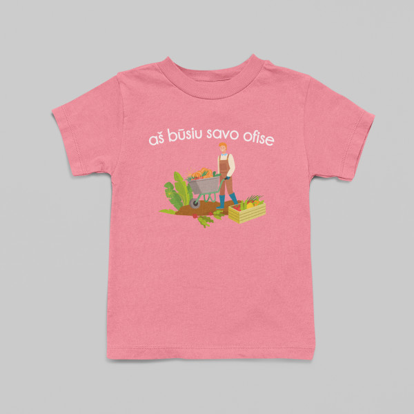 Marškinėliai "Būsiu savo ofise"