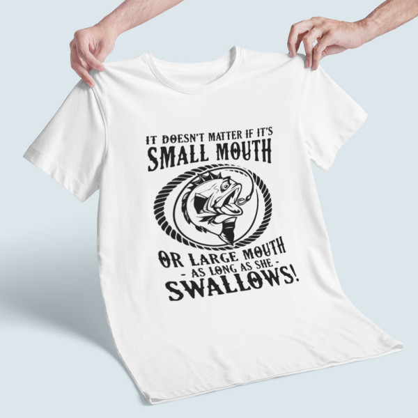 Marškinėliai "Doesn't matter mouth"