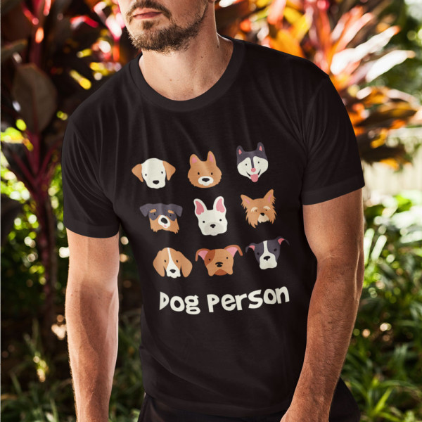 Marškinėliai "Dog person"