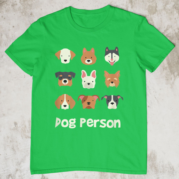 Marškinėliai "Dog person"