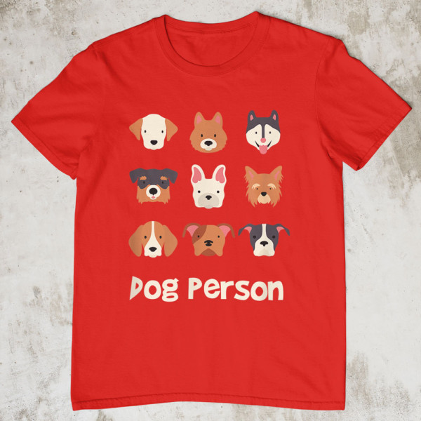 Marškinėliai "Dog person"