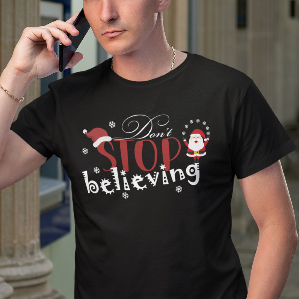 Marškinėliai "Don't stop believing"