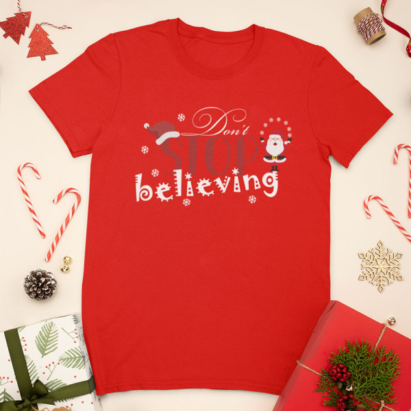 Marškinėliai "Don't stop believing"
