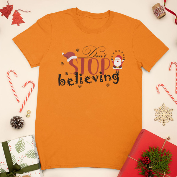 Marškinėliai "Don't stop believing"