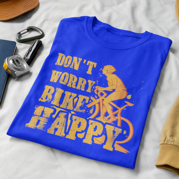Marškinėliai "Don't worry bike happy" Marškinėliai "Don't worry bike happy"