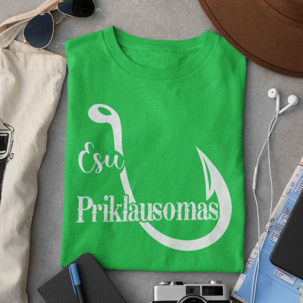 Marškinėliai "Esu priklausomas"