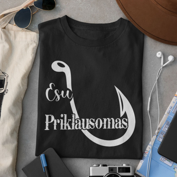 Marškinėliai "Esu priklausomas"