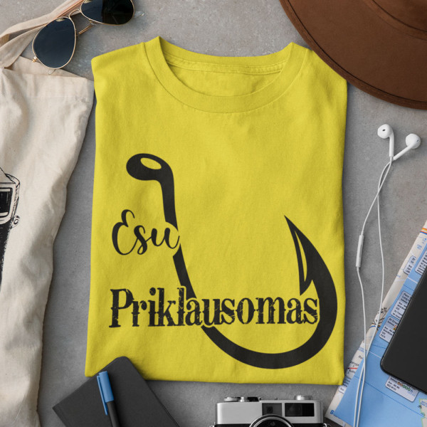 Marškinėliai "Esu priklausomas"
