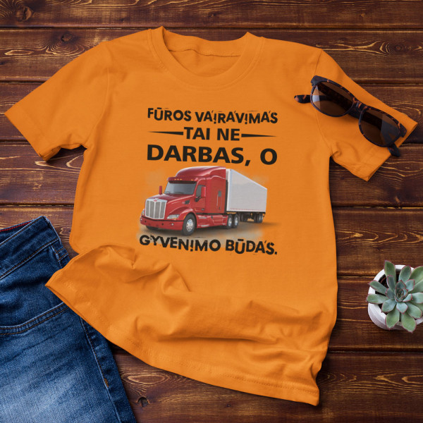 Marškinėliai "Fūristo darbas"
