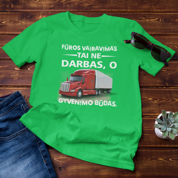 Marškinėliai "Fūristo darbas"